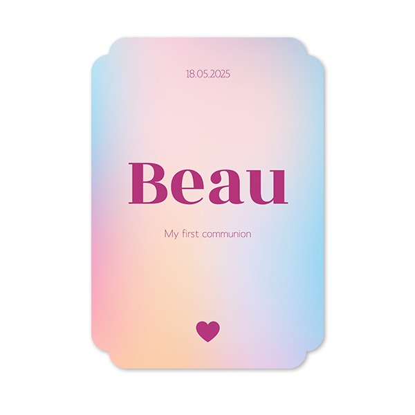 Single Card Double Rounded Vertical 10 x 14,3 cm