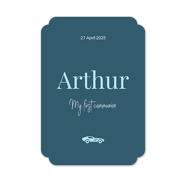 Single Card Double Rounded Vertical 10 x 14,3 cm
