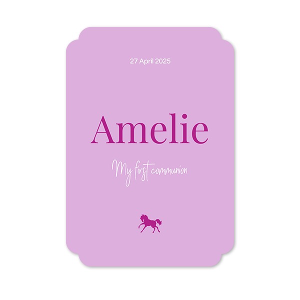 Single Card Double Rounded Vertical 10 x 14,3 cm