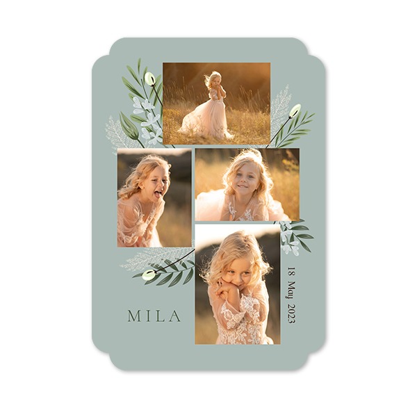 Single Card Double Rounded Vertical 10 x 14,3 cm