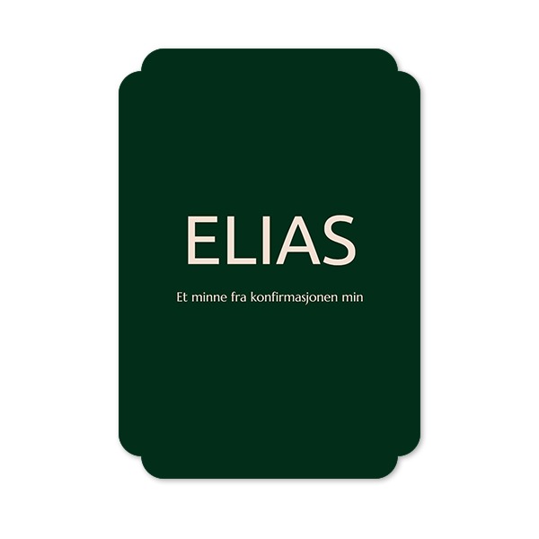 Enkle Fotokort dobbel avrunding stående 10 x 14,3 cm