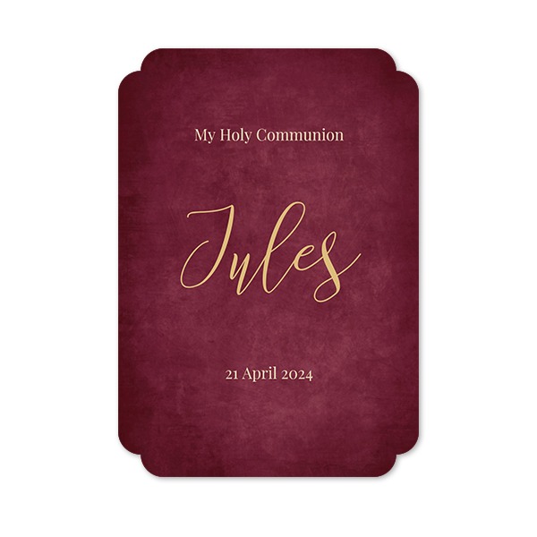 Single Card Double Rounded Vertical 10 x 14,3 cm