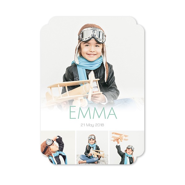 Enkla Fotokort moln stående 10 x 14,3 cm