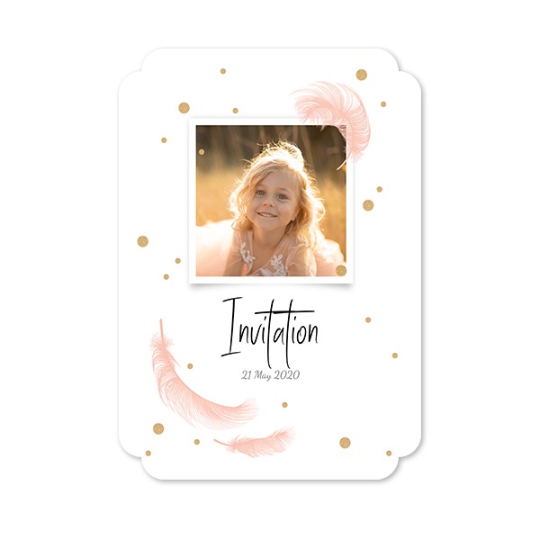Faire-part 1 Bords nuage portrait 10 x 14,3 cm Faire-part 1 Bords nuage portrait 10 x 14,3 cm