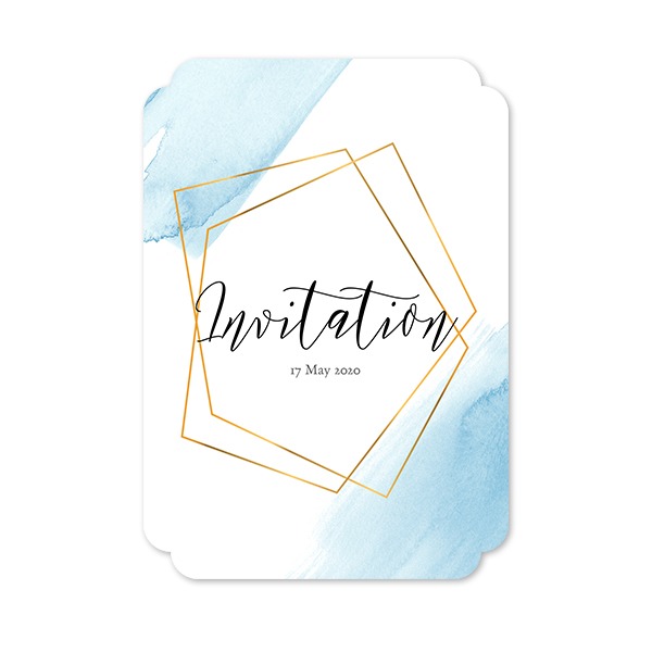 Single Card Double Rounded Vertical 10 x 14,3 cm