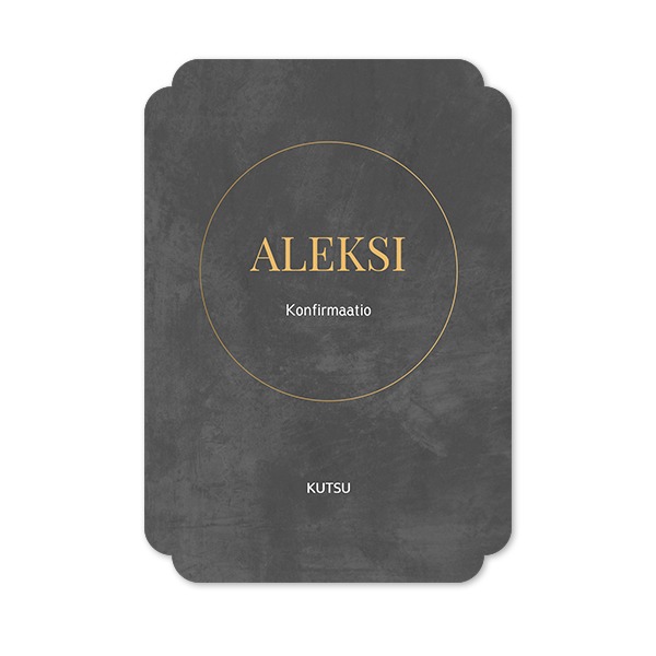 Klassinen kuvakortti pilven muotoinen pysty 10 x 14,3 cm