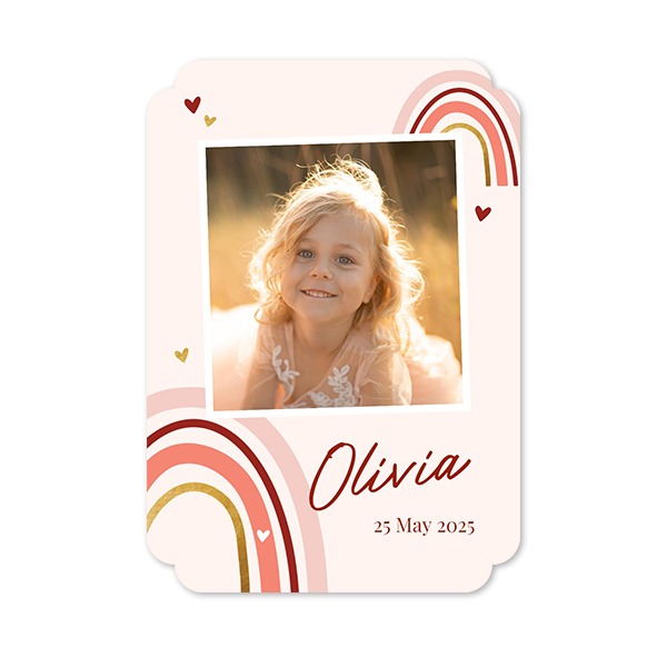 Faire-part 1 Bords nuage portrait 10 x 14,3 cm Faire-part 1 Bords nuage portrait 10 x 14,3 cm