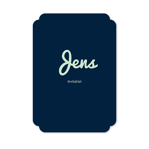 Enkle Fotokort dobbel afrunding portræt 10 x 14,3 cm