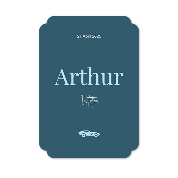 Single Card Double Rounded Vertical 10 x 14,3 cm