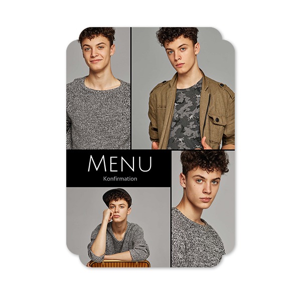 Enkle Fotokort dobbel afrunding portræt 10 x 14,3 cm Enkle Fotokort dobbel afrunding portræt 10 x 14,3 cm