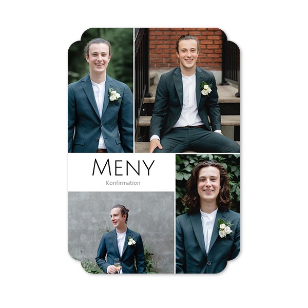 Minimalistisk fotokollage