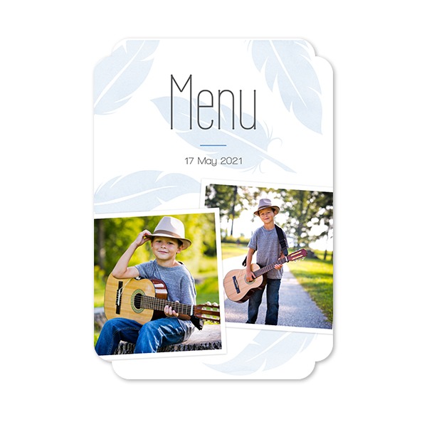 Single Card Double Rounded Vertical 10 x 14,3 cm