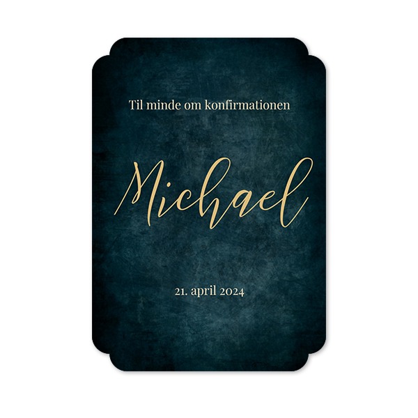 Enkle Fotokort dobbel afrunding portræt 10 x 14,3 cm