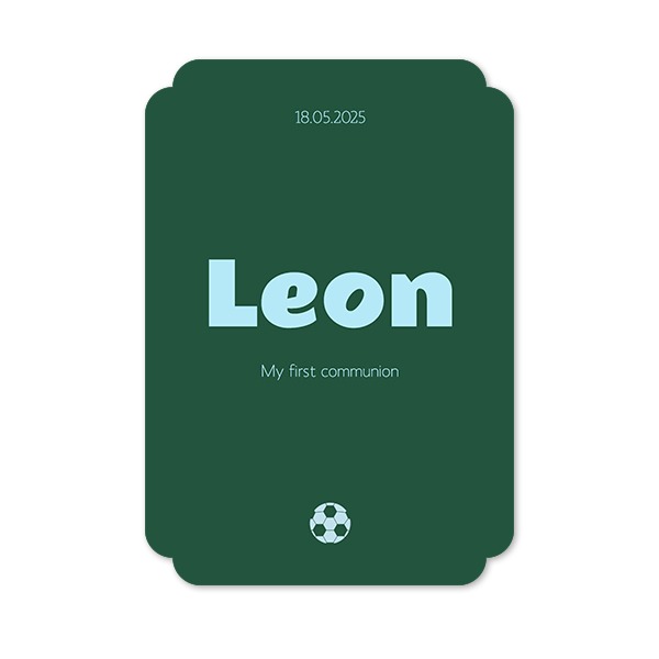 Faire-part 1 Bords nuage portrait 10 x 14,3 cm