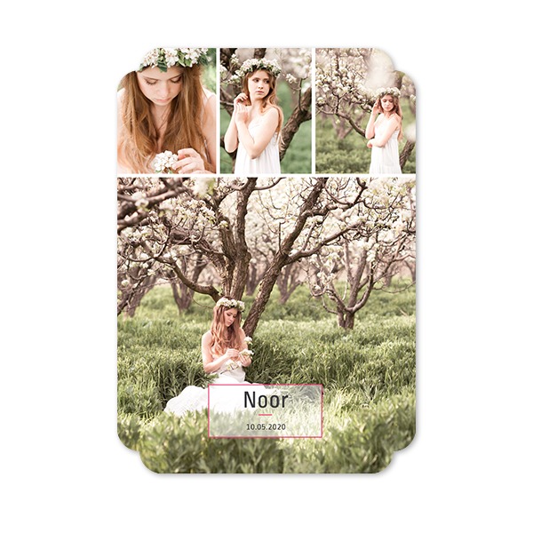 Single Card Double Rounded Vertical 10 x 14,3 cm