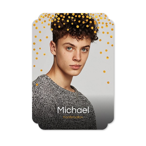 Enkle Fotokort dobbel afrunding portræt 10 x 14,3 cm