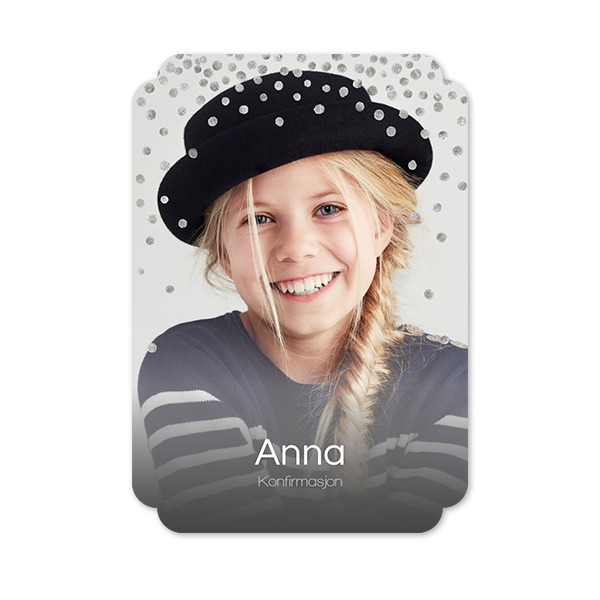 Enkle Fotokort dobbel avrunding stående 10 x 14,3 cm Enkle Fotokort dobbel avrunding stående 10 x 14,3 cm