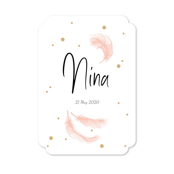 Faire-part 1 Bords nuage portrait 10 x 14,3 cm Faire-part 1 Bords nuage portrait 10 x 14,3 cm