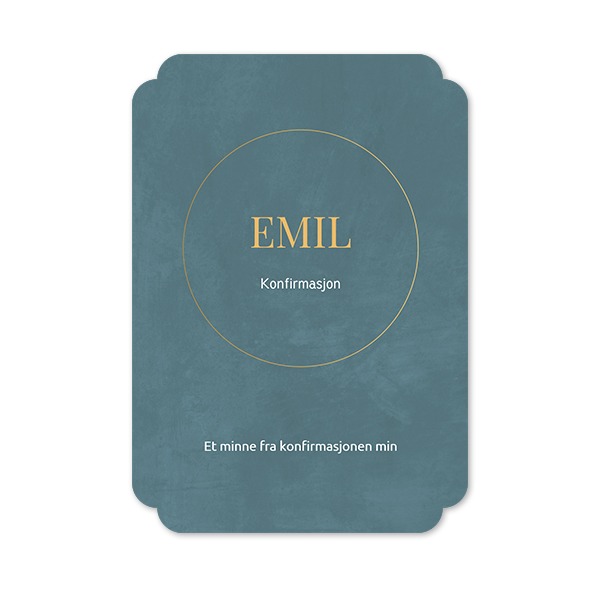 Enkle Fotokort dobbel avrunding stående 10 x 14,3 cm