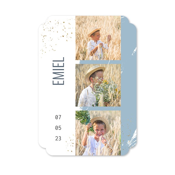 Grusskarte - Runde Ecken Hochformat 10 x 14,3 cm