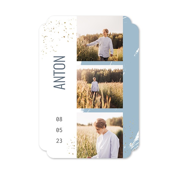 Enkla Fotokort moln stående 10 x 14,3 cm