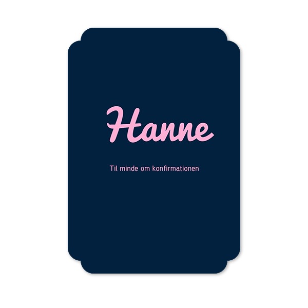 Enkle Fotokort dobbel afrunding portræt 10 x 14,3 cm