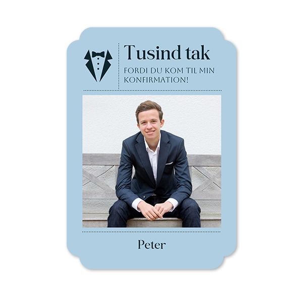 Enkle Fotokort dobbel afrunding portræt 10 x 14,3 cm Enkle Fotokort dobbel afrunding portræt 10 x 14,3 cm