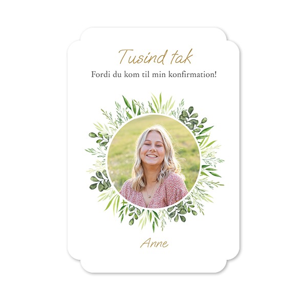 Enkle Fotokort dobbel afrunding portræt 10 x 14,3 cm Enkle Fotokort dobbel afrunding portræt 10 x 14,3 cm