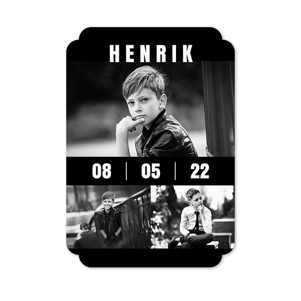 Enkle Fotokort dobbel afrunding portræt 10 x 14,3 cm Enkle Fotokort dobbel afrunding portræt 10 x 14,3 cm