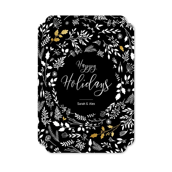 Grusskarte - Runde Ecken Hochformat 10 x 14,3 cm