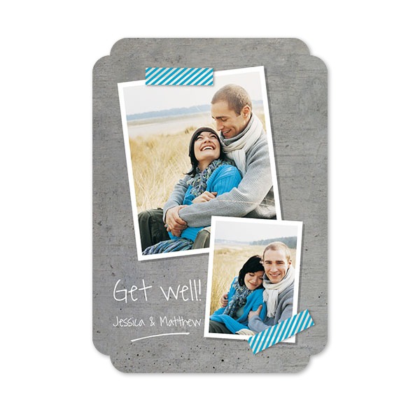 Grusskarte - Runde Ecken Hochformat 10 x 14,3 cm