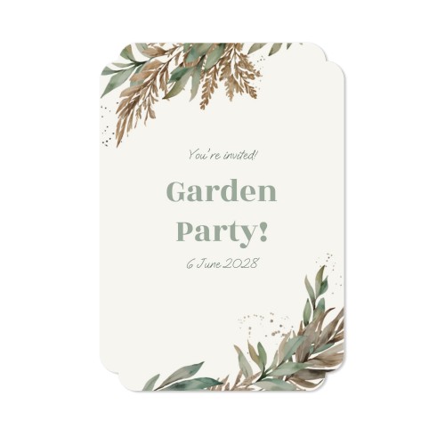 Enkle Fotokort dobbel avrunding stående 10 x 14,3 cm