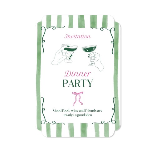 Faire-part 1 Bords nuage portrait 10 x 14,3 cm