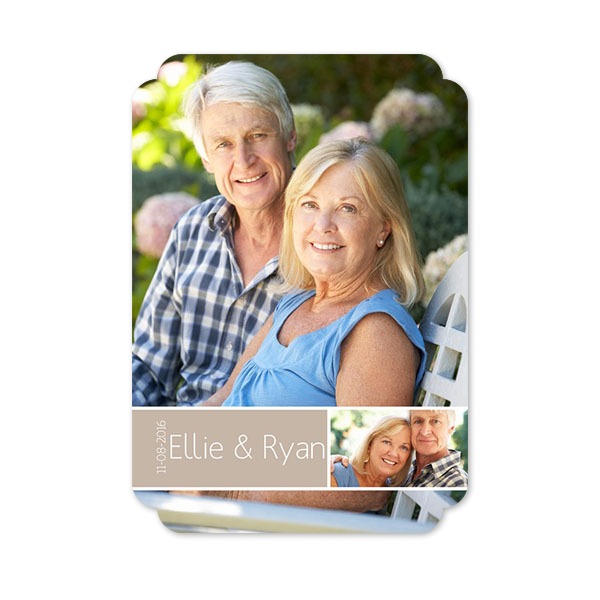 Grusskarte - Runde Ecken Hochformat 10 x 14,3 cm