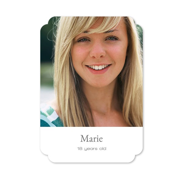 Enkla Fotokort moln stående 10 x 14,3 cm