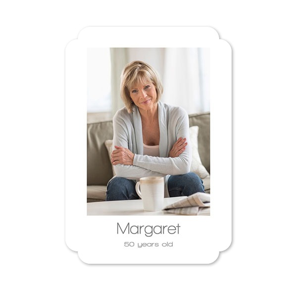 Single Card Double Rounded Vertical 10 x 14,3 cm Single Card Double Rounded Vertical 10 x 14,3 cm
