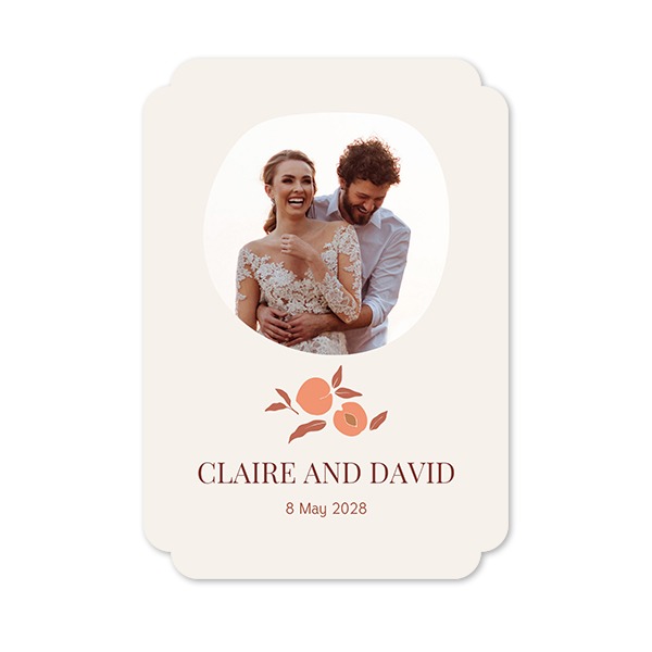 Faire-part 1 Bords nuage portrait 10 x 14,3 cm Faire-part 1 Bords nuage portrait 10 x 14,3 cm