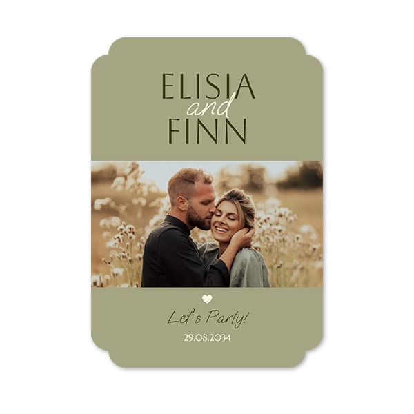 Single Card Double Rounded Vertical 10 x 14,3 cm