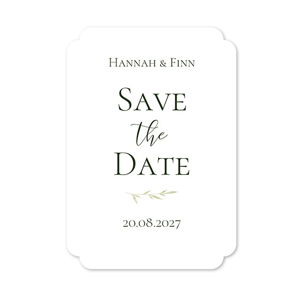Single Card Double Rounded Vertical 10 x 14,3 cm