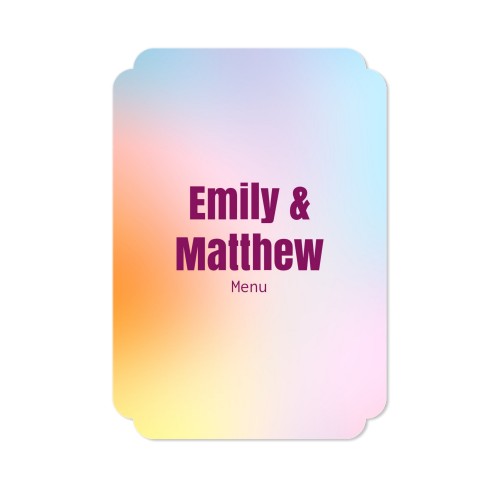 Grusskarte - Runde Ecken Hochformat 10 x 14,3 cm