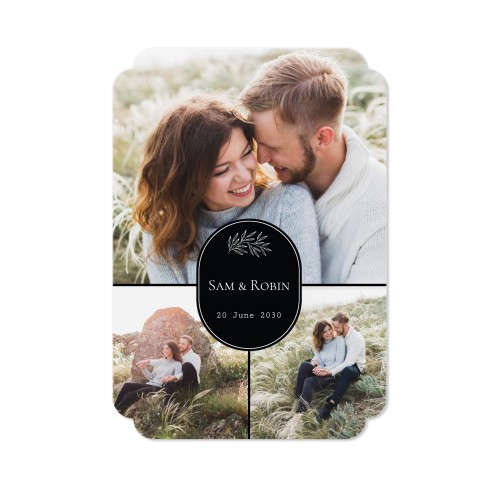 Klassinen kuvakortti pilven muotoinen pysty 10 x 14,3 cm