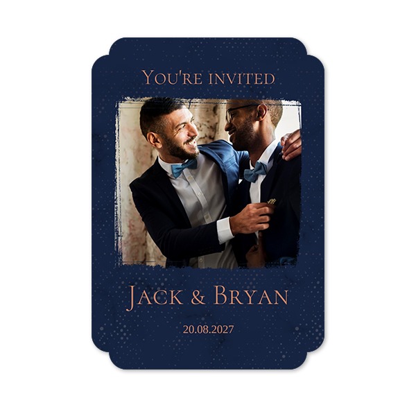 Single Card Double Rounded Vertical 10 x 14,3 cm