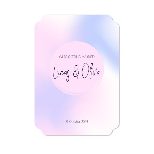 Faire-part 1 Bords nuage portrait 10 x 14,3 cm Faire-part 1 Bords nuage portrait 10 x 14,3 cm