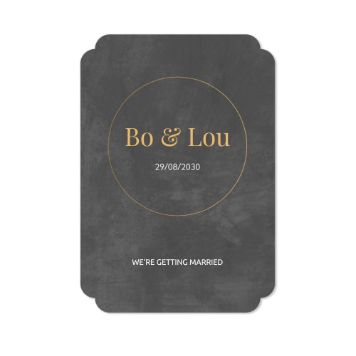 Single Card Double Rounded Vertical 10 x 14,3 cm