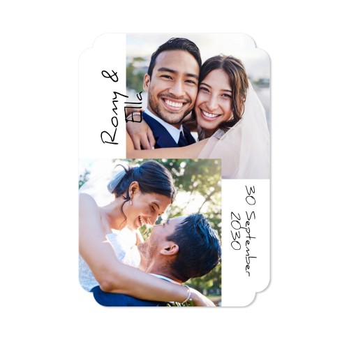 Single Card Double Rounded Vertical 10 x 14,3 cm