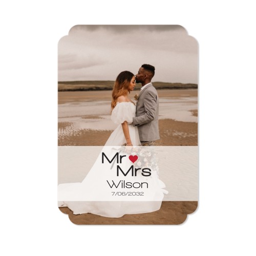 Single Card Double Rounded Vertical 10 x 14,3 cm