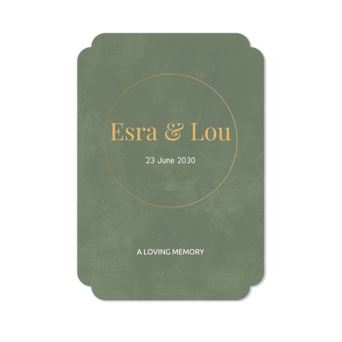 Single Card Double Rounded Vertical 10 x 14,3 cm