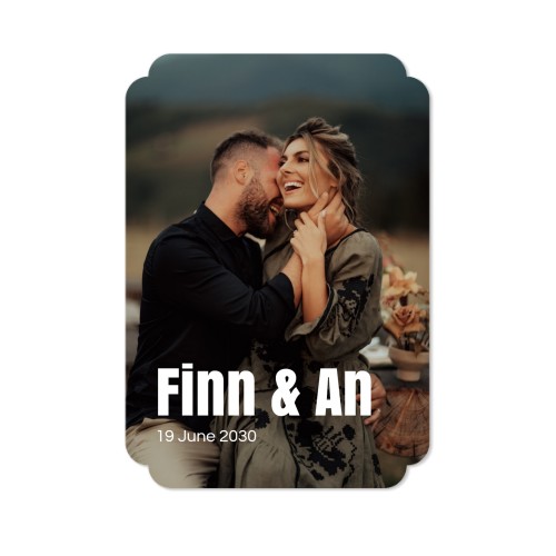 Single Card Double Rounded Vertical 10 x 14,3 cm