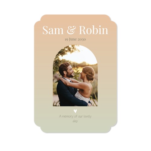 Single Card Double Rounded Vertical 10 x 14,3 cm