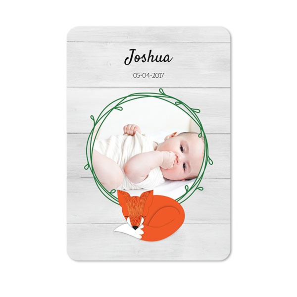 Single Card portrait rounded corners 10 x 14,3 cm